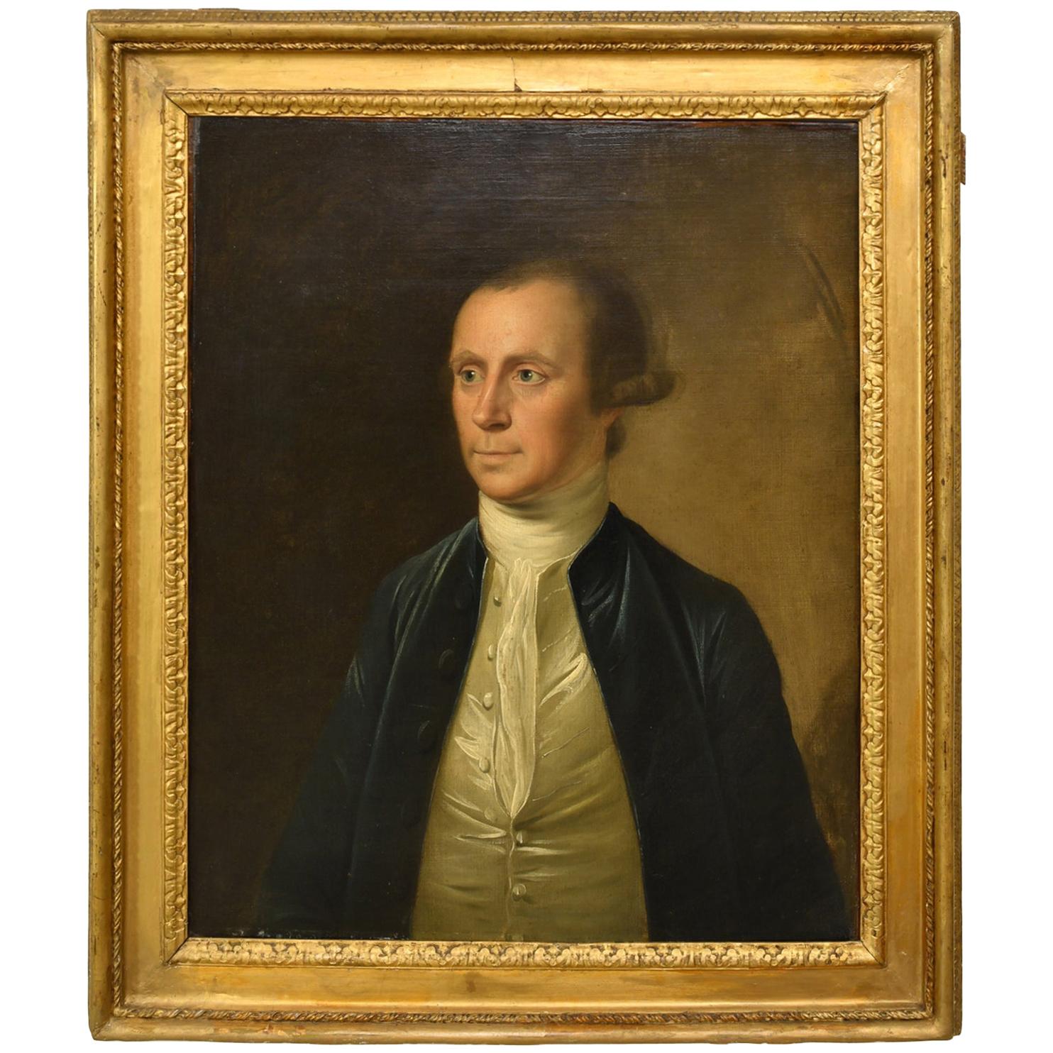 18th Century Portrait Painting of English Gentleman, Stephen Iveson of Bombay