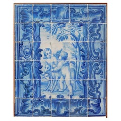 18th Century Portuguese " Azulejos " Angels "