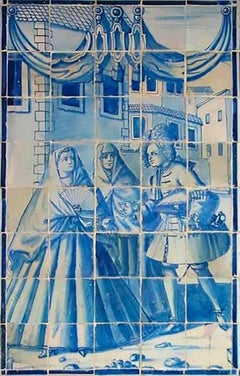 Azulejos " portugueses " del siglo XVIII