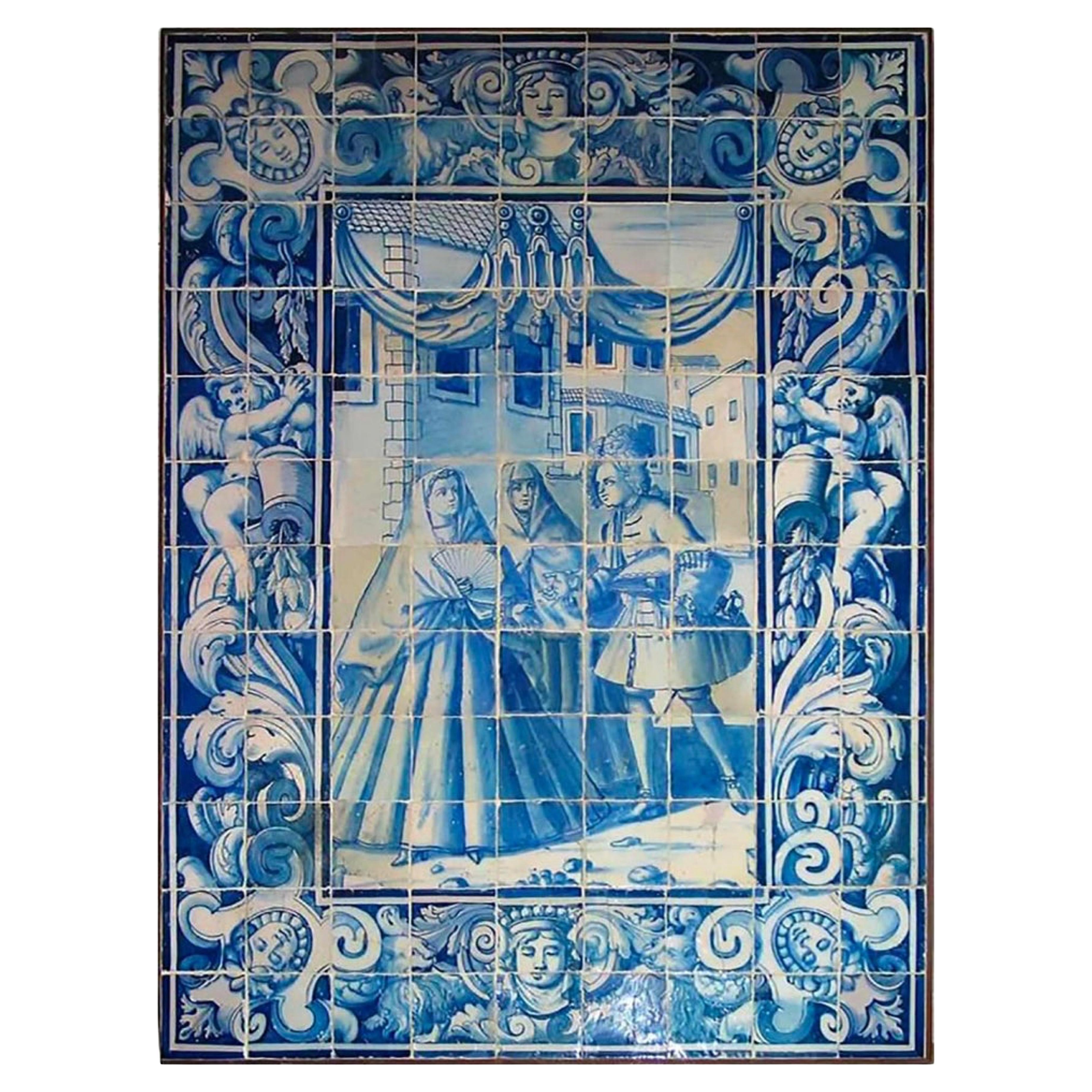 18th Century Portuguese " Azulejos " Cityside"