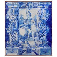 Vaso "Azulejos" portoghese del XVIII secolo
