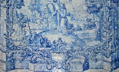 18th Century Portuguese " Azulejos " Saint Antony"