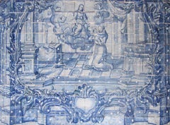 Azulejos "Sant'Antonio" portoghese del XVIII secolo