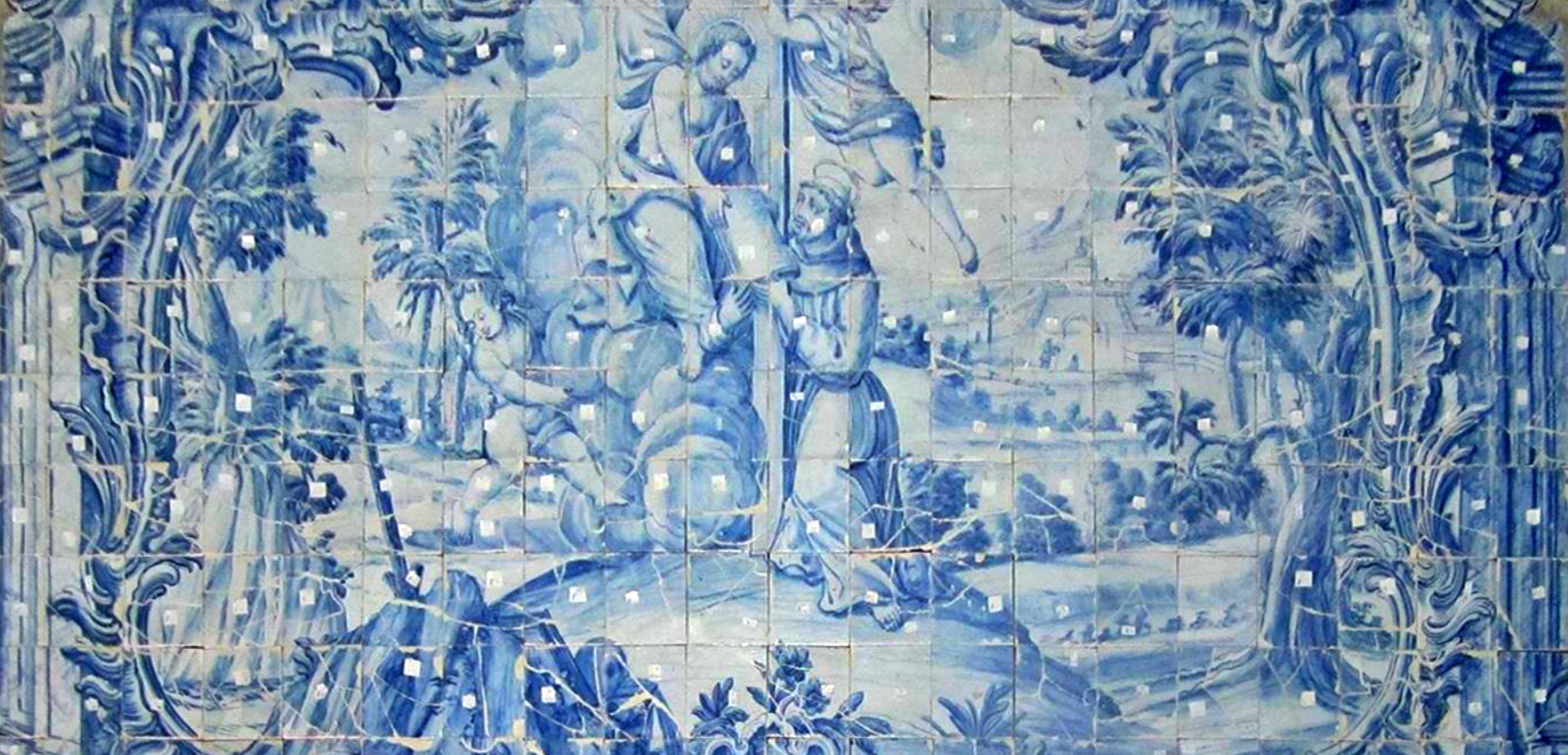 Baroque « Azulejos » portugais du 18ème siècle en vente