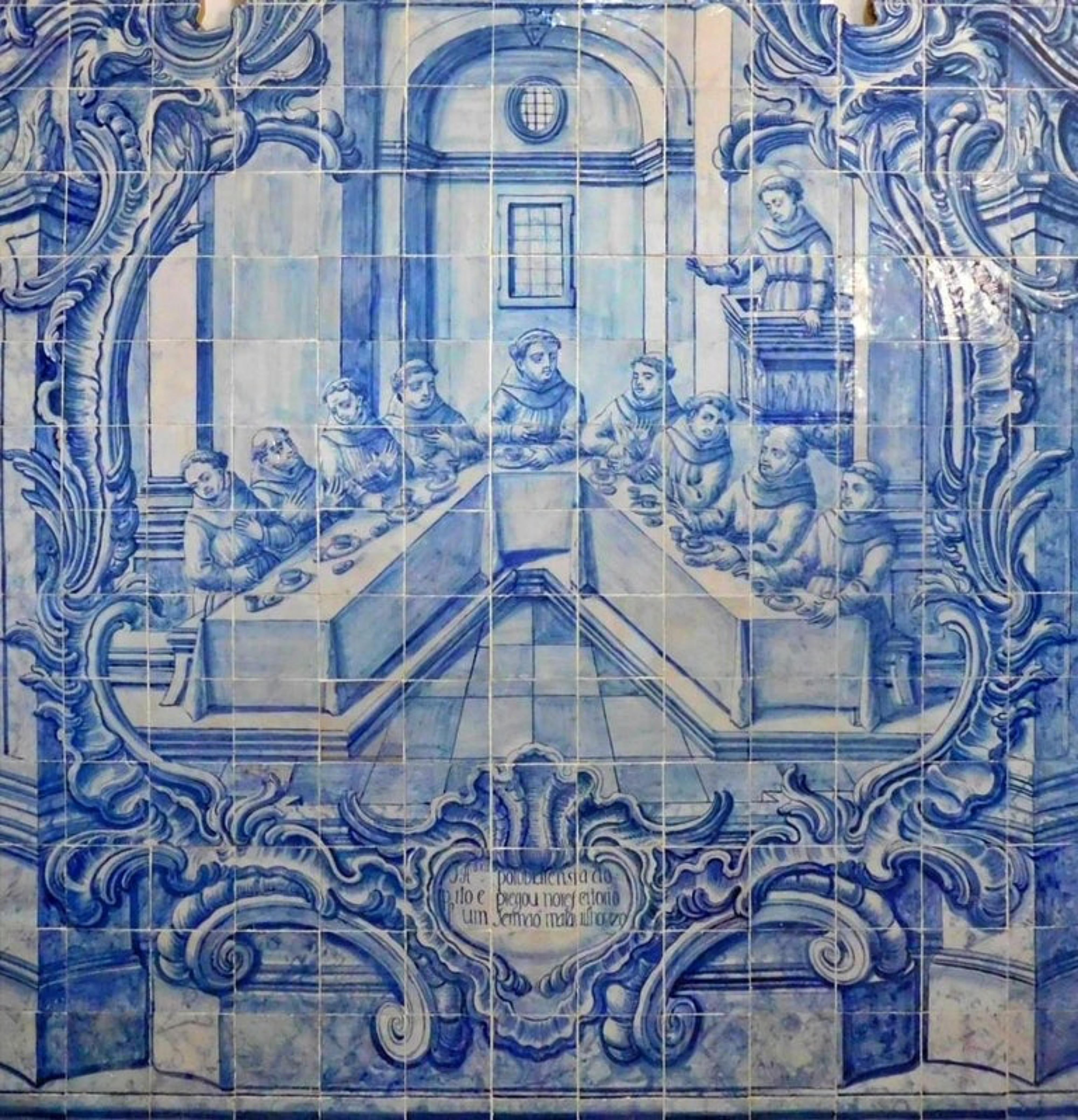 Fait main « Azulejos » portugais du 18ème siècle en vente