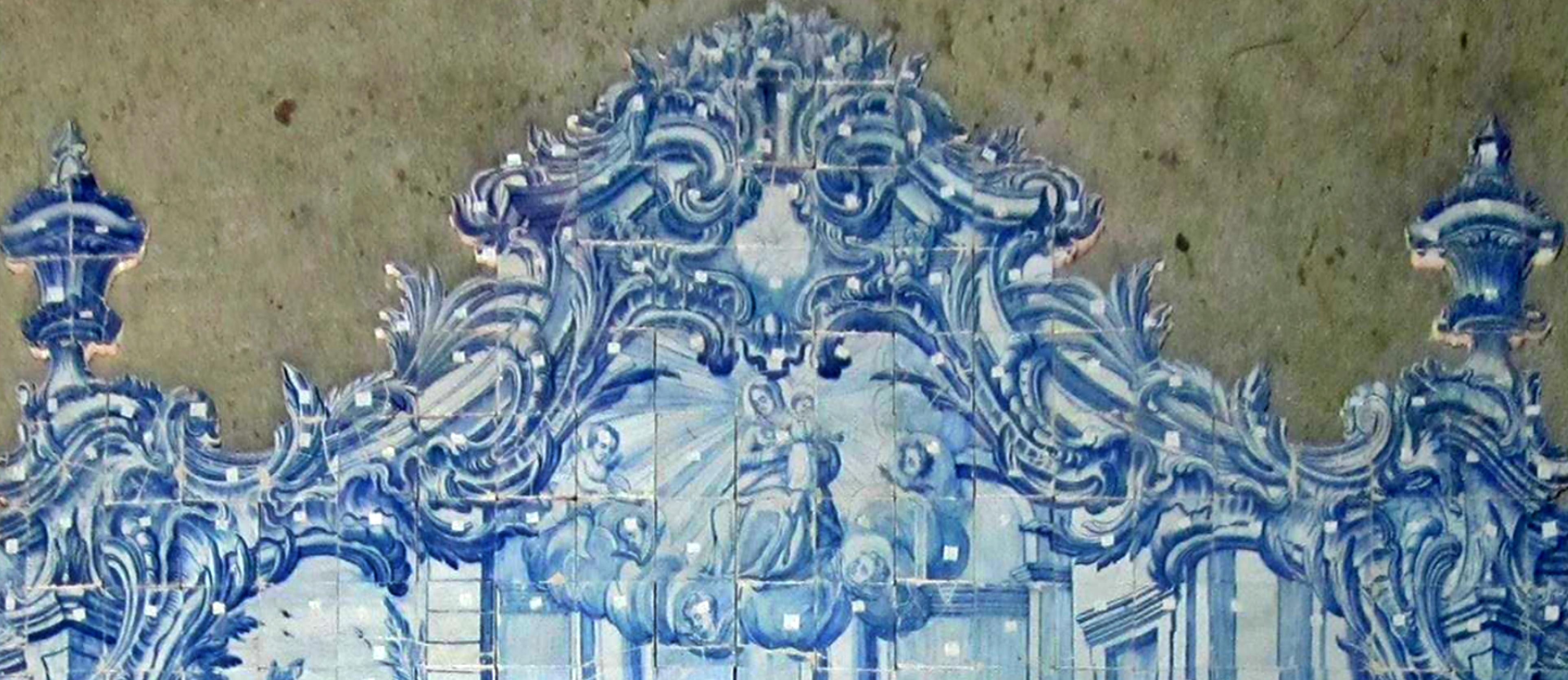Fait main « Azulejos » portugais du 18ème siècle en vente