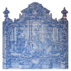 Azulejos "Sant'Antonio" portoghese del XVIII secolo