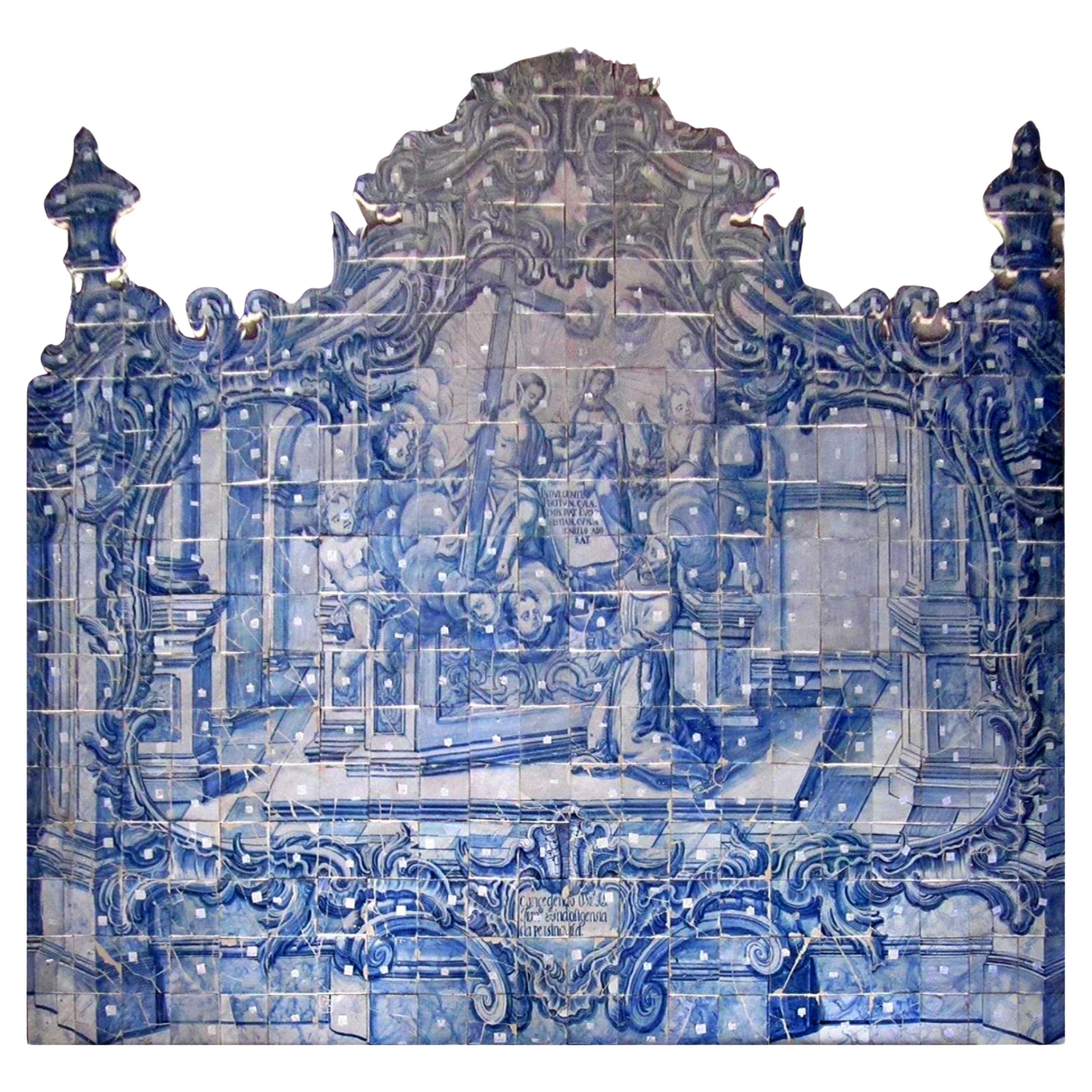 Azulejos "Sant'Antonio" portoghese del XVIII secolo