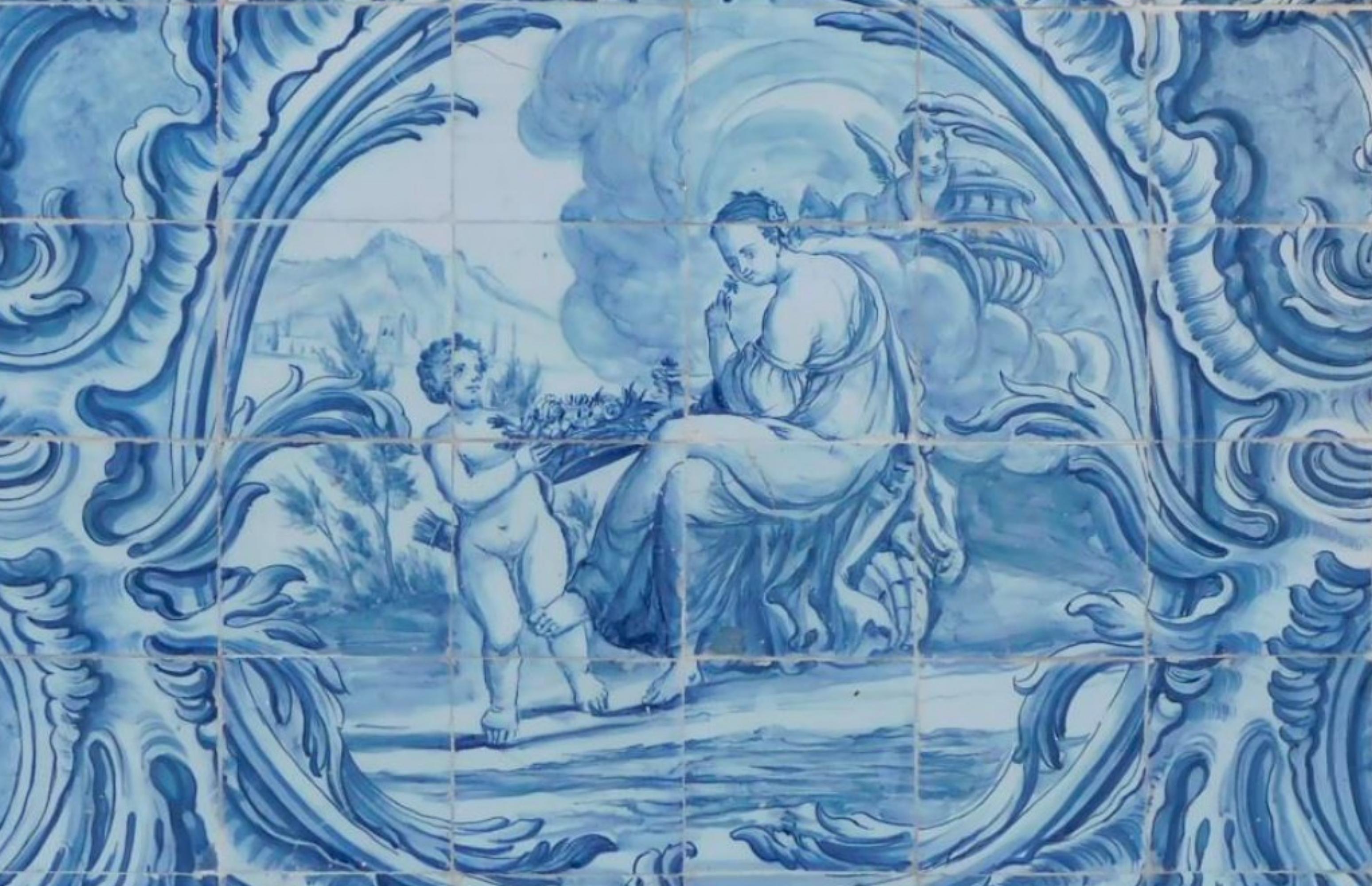 Baroque « Azulejos » portugais du 18ème siècle en vente