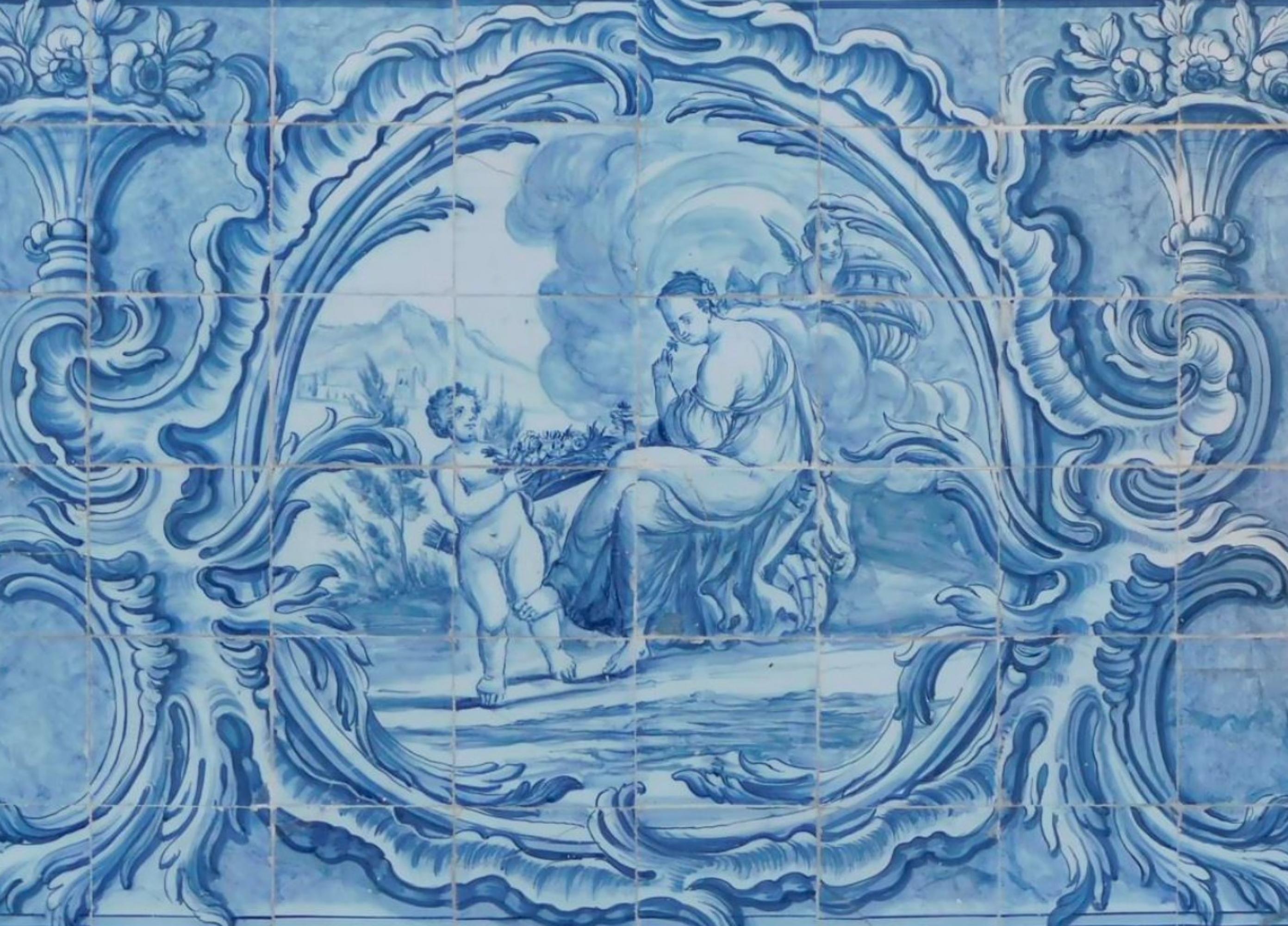 Portugais « Azulejos » portugais du 18ème siècle en vente