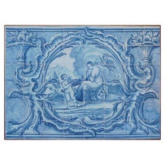 Antique 18th Century Portuguese "Azulejos" Spring"