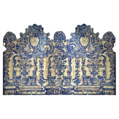 Antique 18th Century Portuguese "Azulejos" Vases"