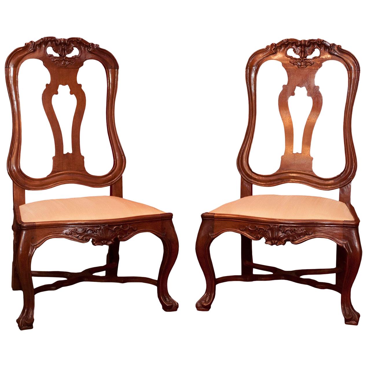 18th Century Portuguese Chairs im Angebot
