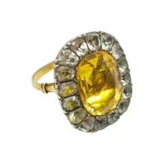 18th Century Portuguese Citrine Ring