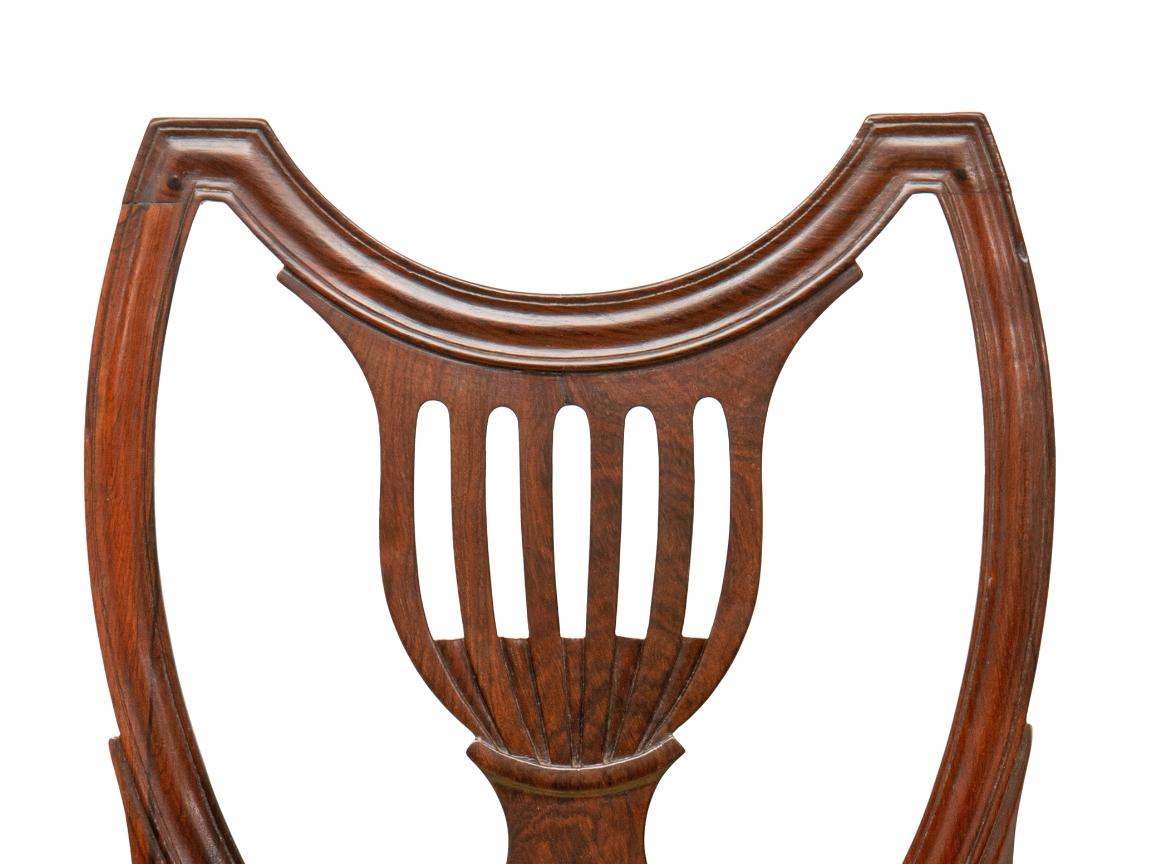 Rosewood Exceptionally rare 18th Century  “Coiffeuse” chair For Sale
