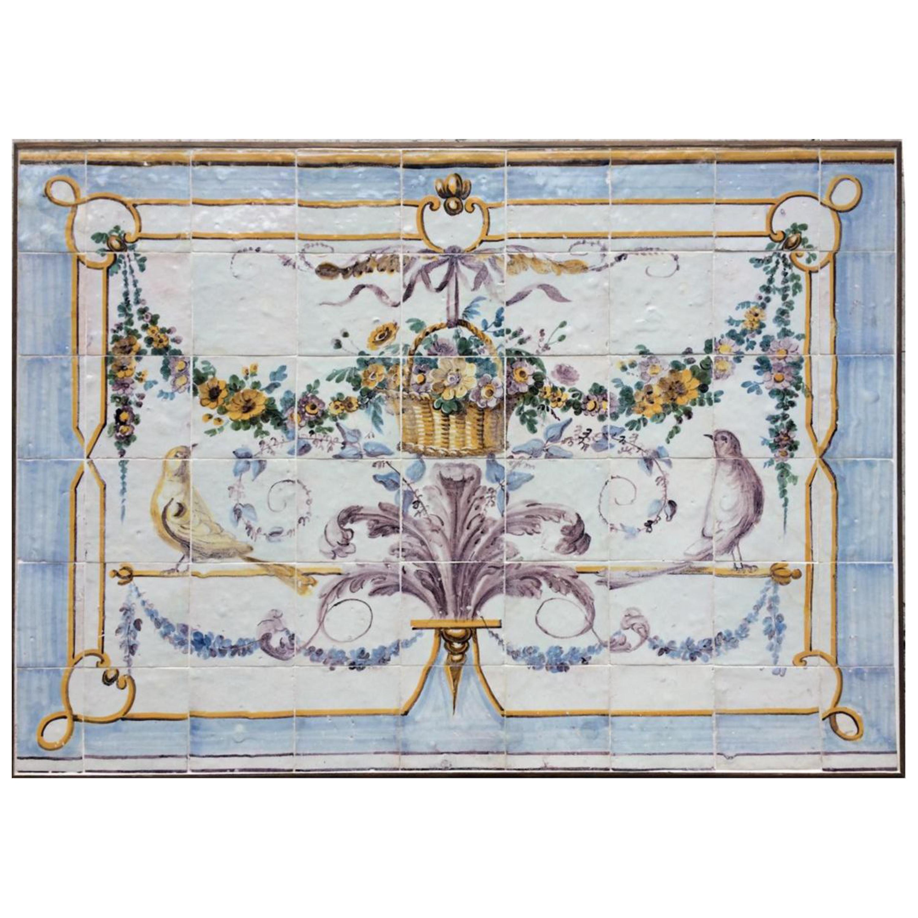 18th Century Portuguese Panel "D.Maria I" For Sale