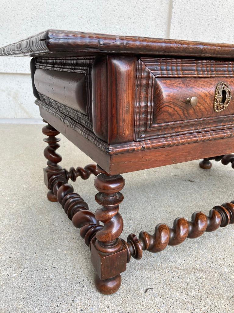 Hand-Carved 18th Century Portuguese Rosewood Low Table
