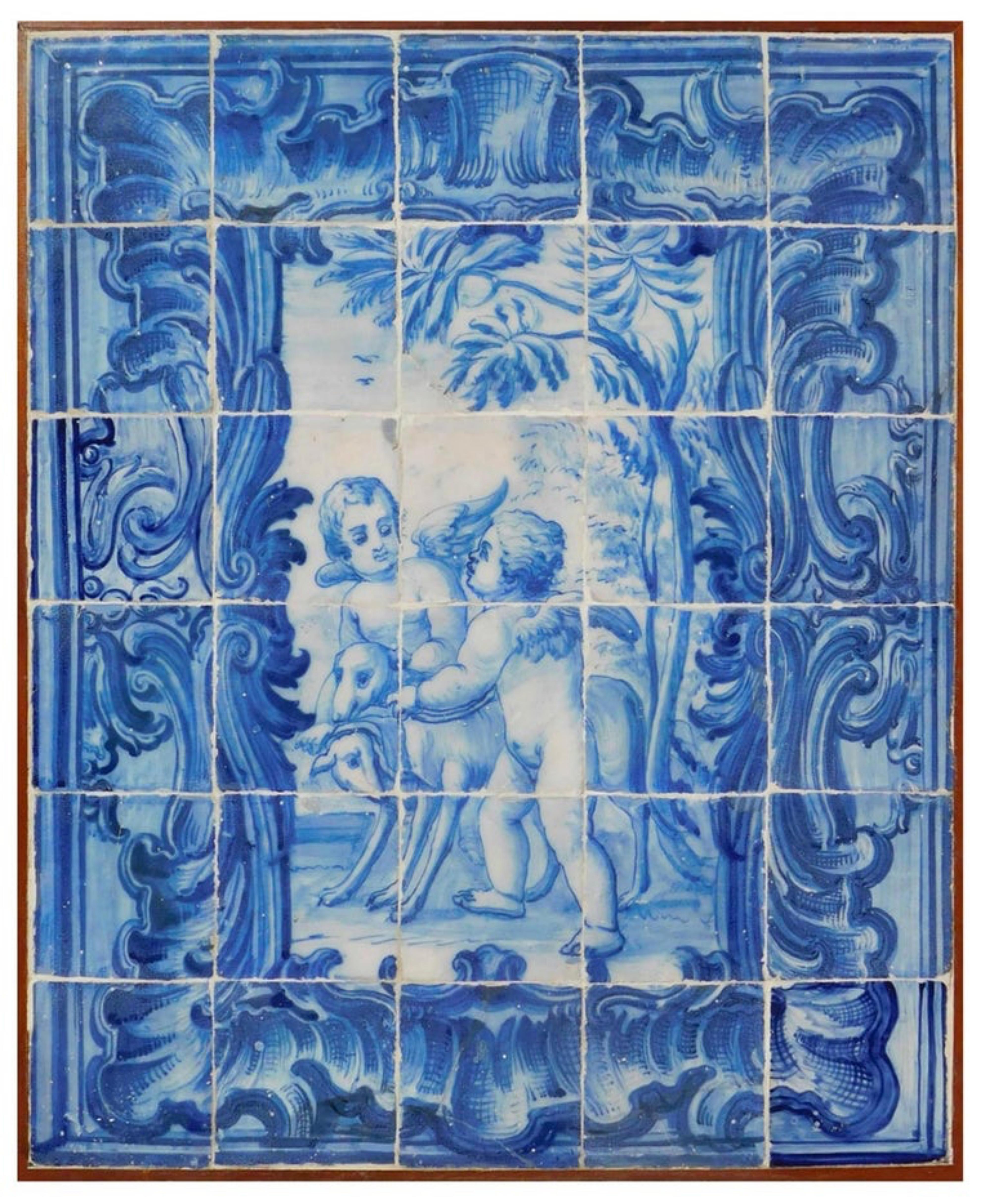 18th century Portuguese Tiles Panel 