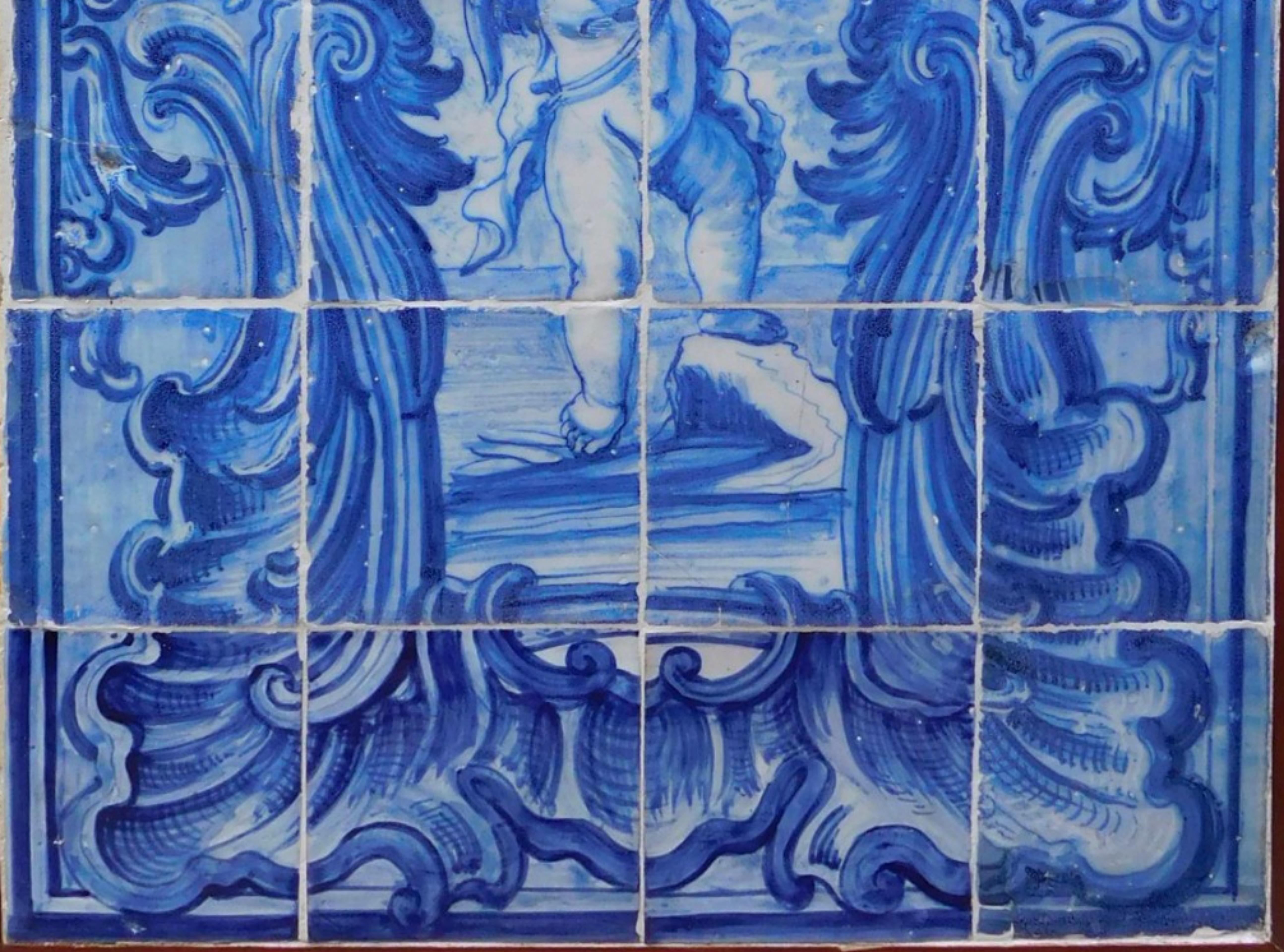 18th century Portuguese Tiles Panel 