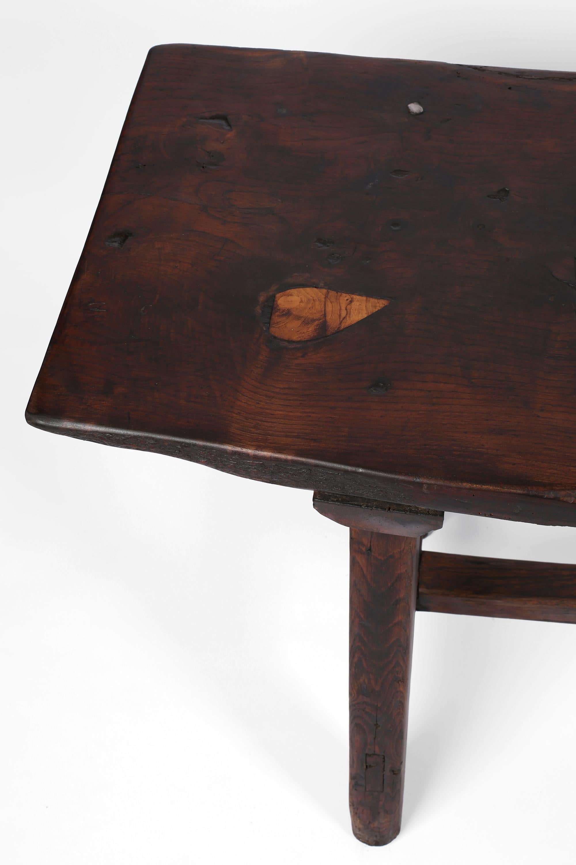 18th Century Portuguese Wabi Sabi Chestnut Console Table 13