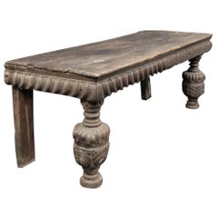 18th Century Primitive Antique Bench
