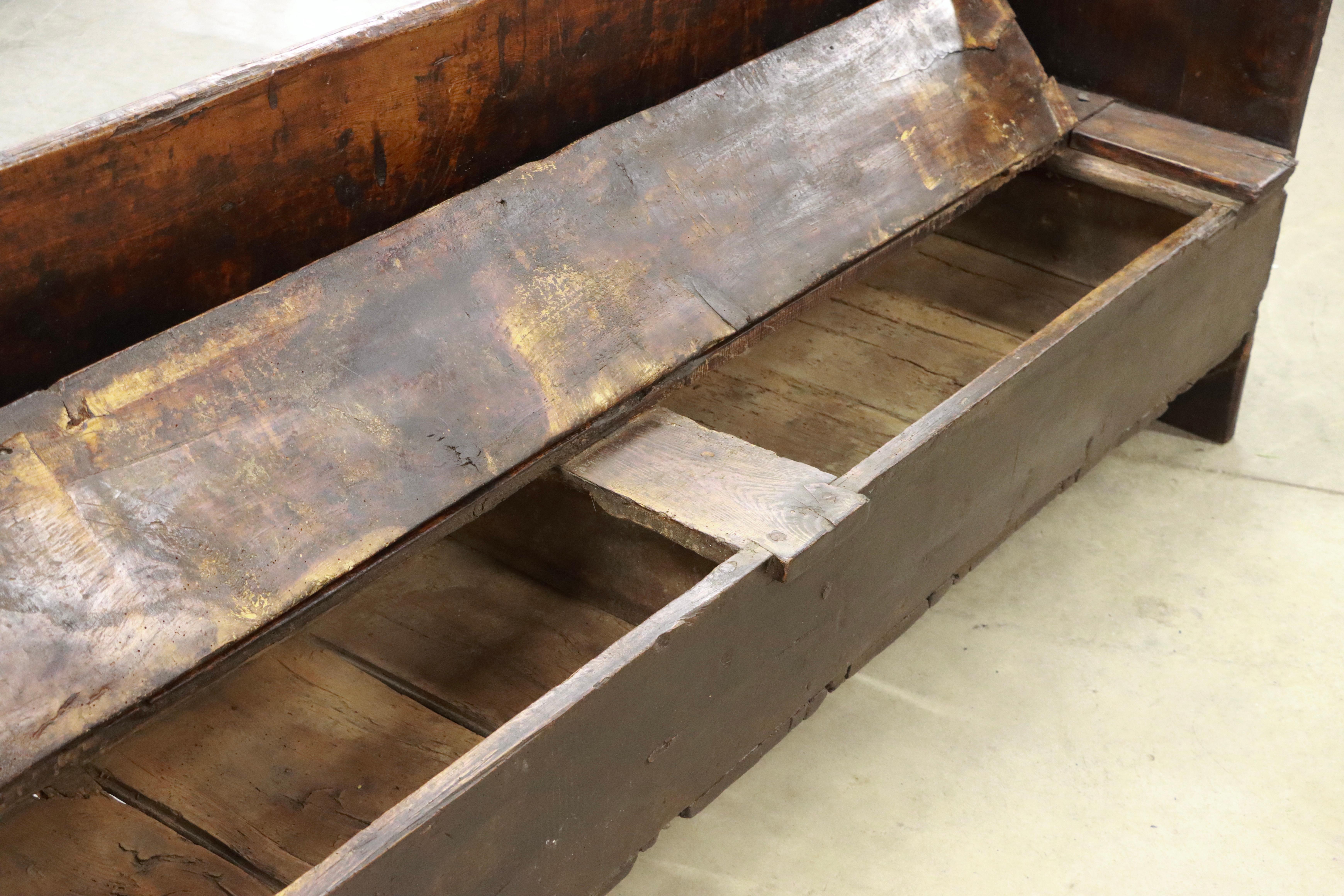 18th Century and Earlier 18th Century Primitive Catalan Bench For Sale