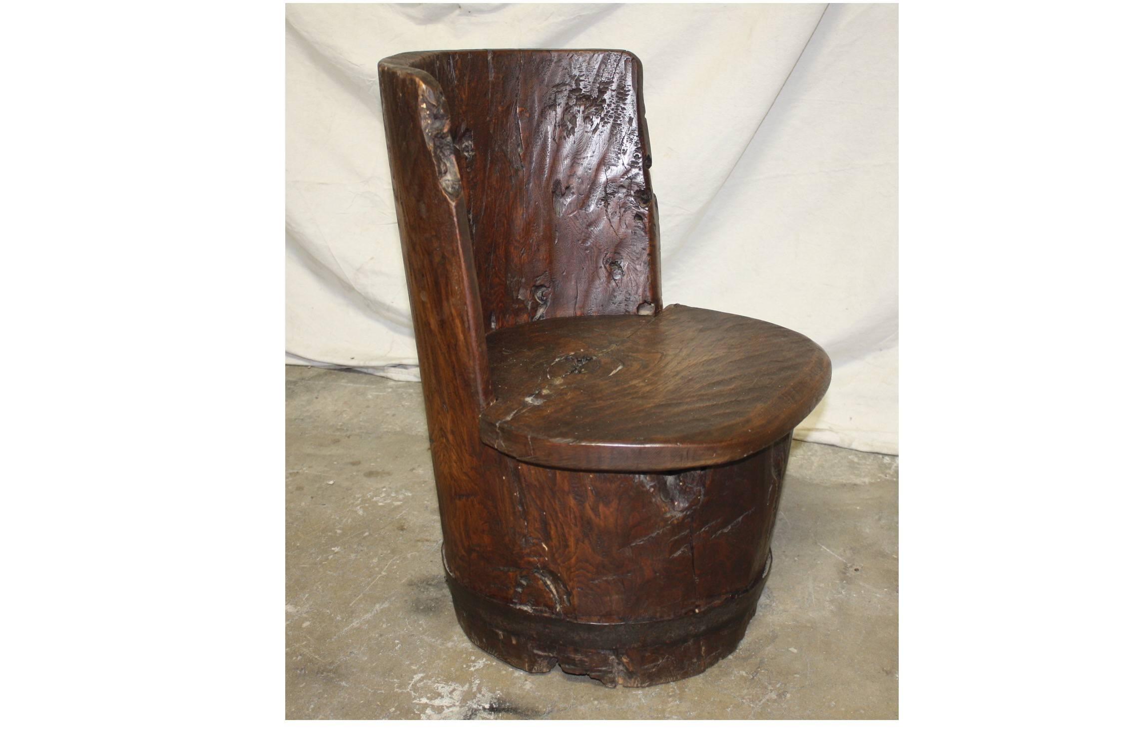18th century Primitive child chair.