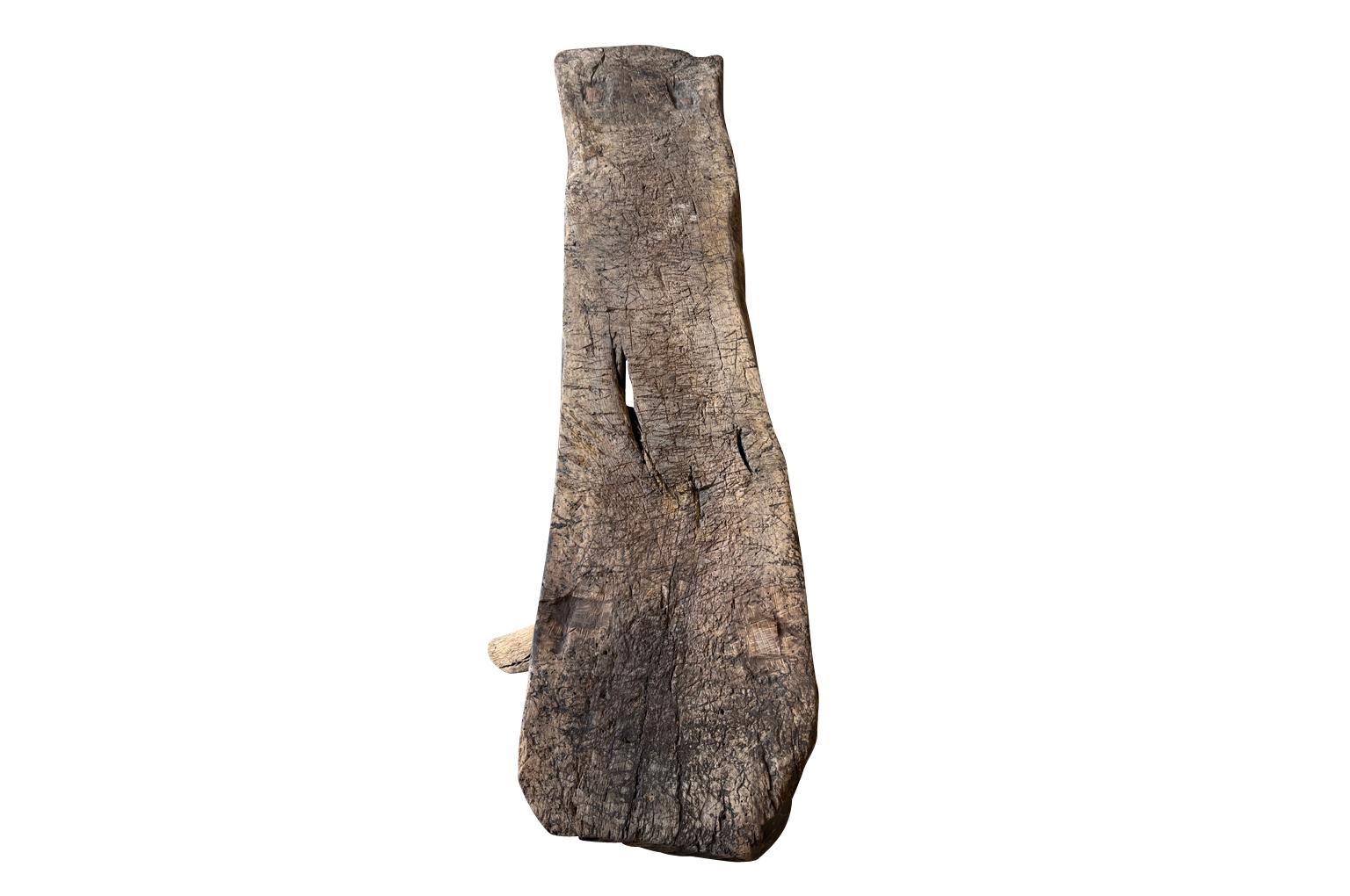 Chêne Banc espagnol primitif du 18e siècle en vente