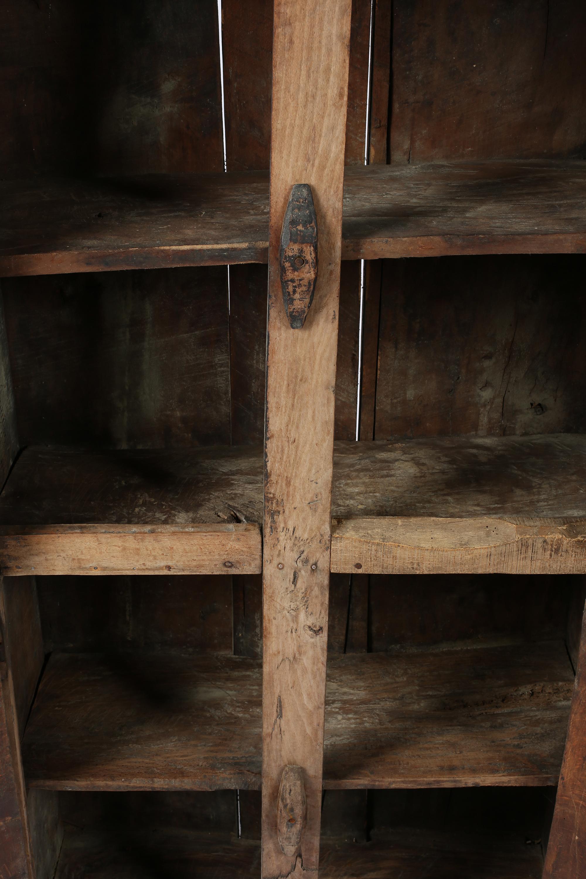 18th Century Primitive Wabi-Sabi Carpathian Cupboard For Sale 5