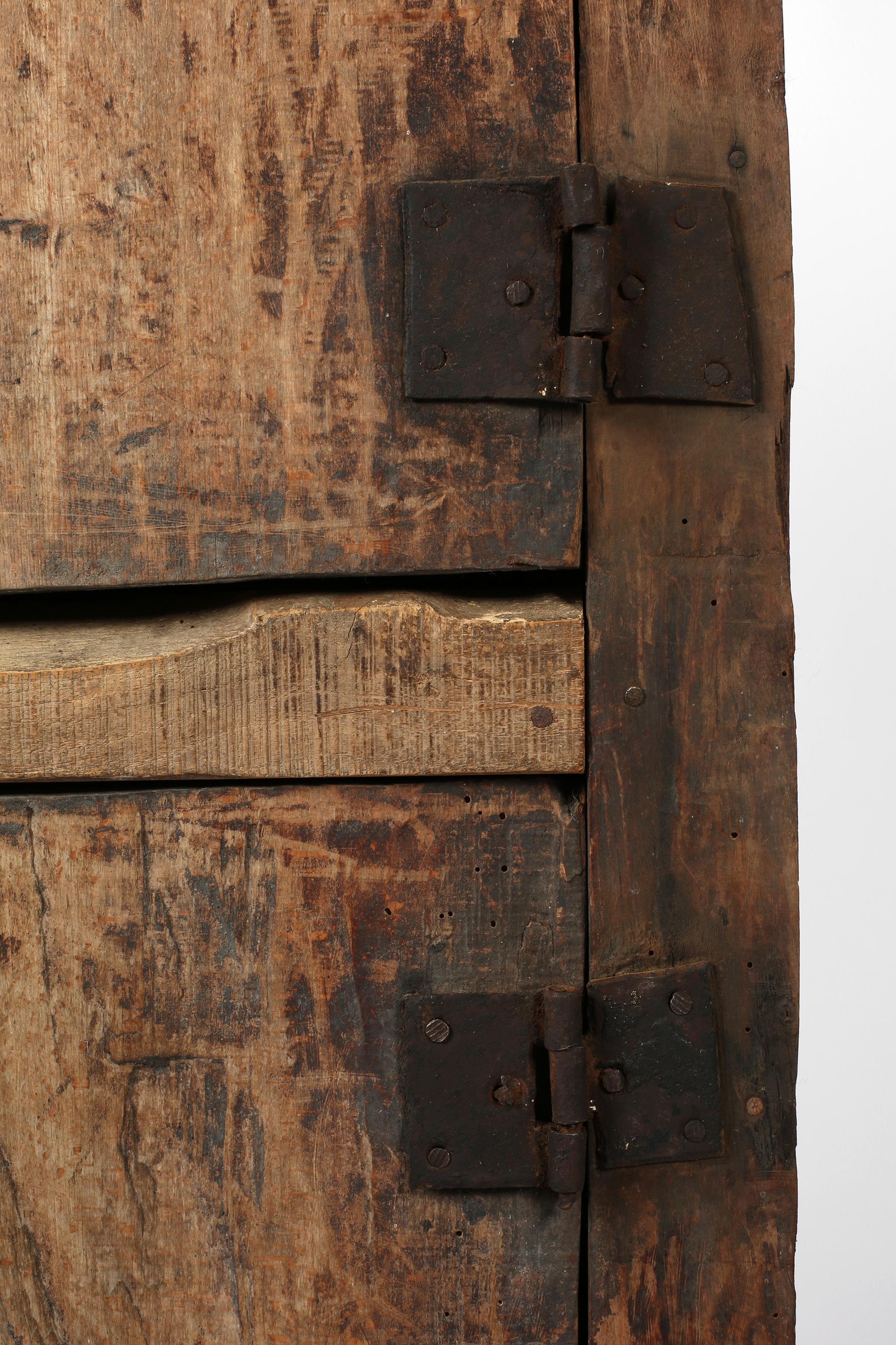 18th Century Primitive Wabi-Sabi Carpathian Cupboard For Sale 2