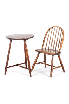 18th Century Primitive Welsh Cricket Table