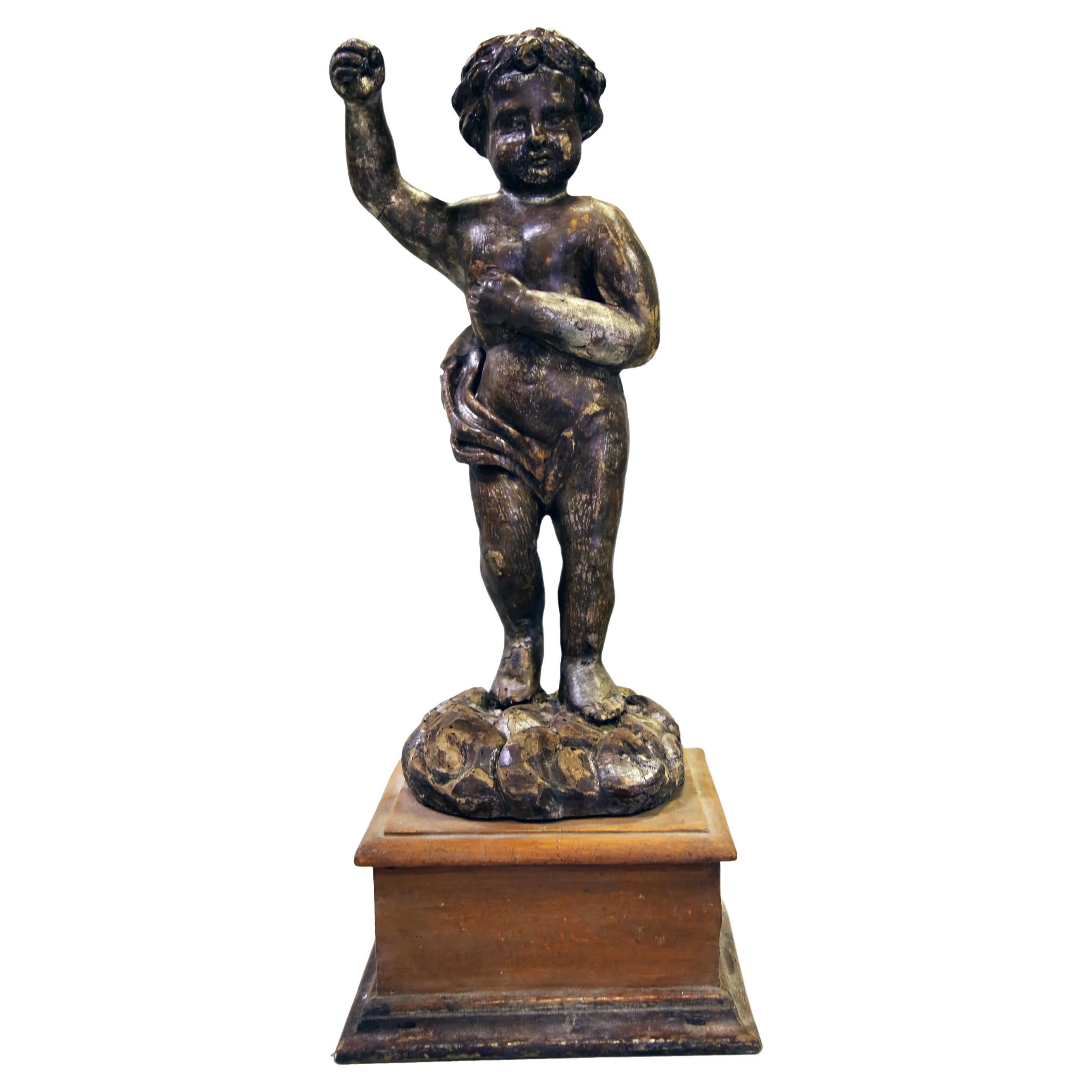 18TH Century Putti Statue For Sale