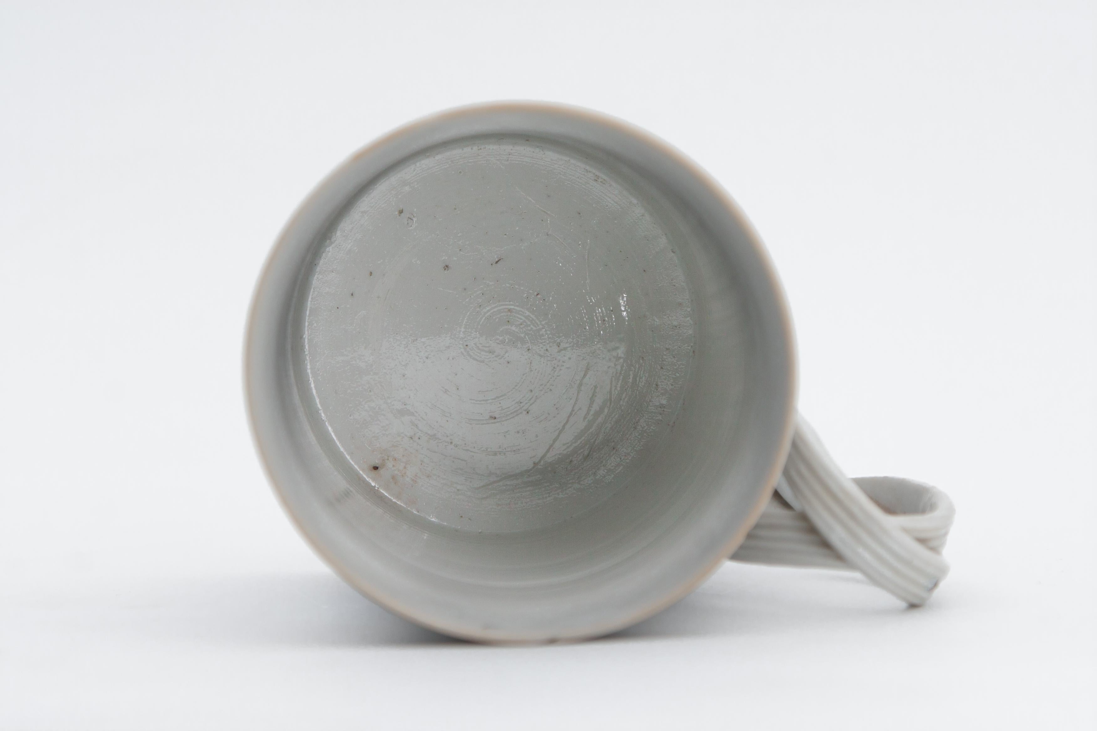 18th Century Qianlong Chinese Export Porcelain Blue & White Mug 6