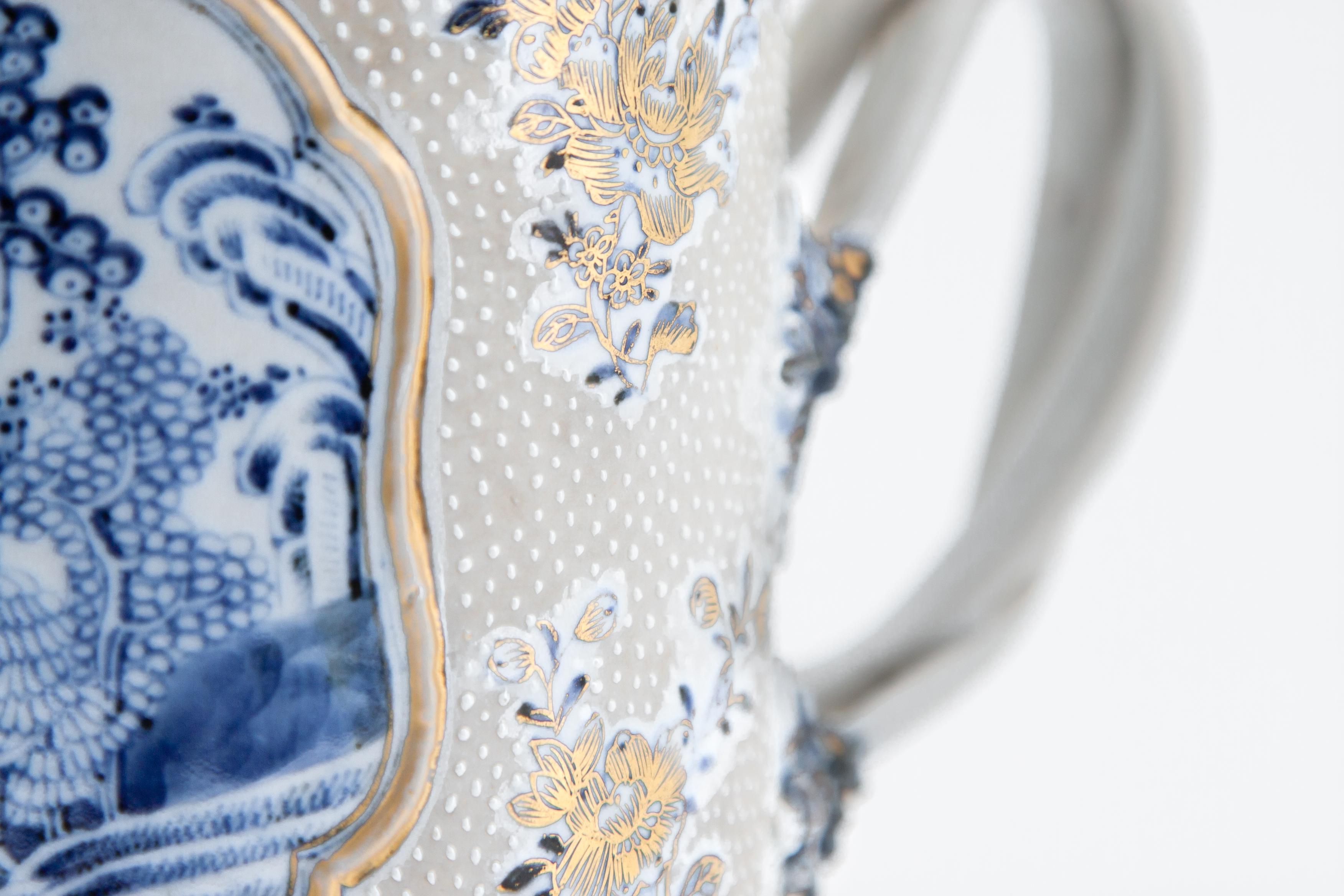 18th Century Qianlong Chinese Export Porcelain Blue & White Mug 5