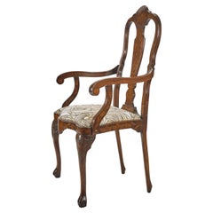 Fauteuil Queen Anne du XVIIIe siècle