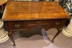 18th Century Queen Anne Mahogany Lowboy or Server Made from Highboy Base