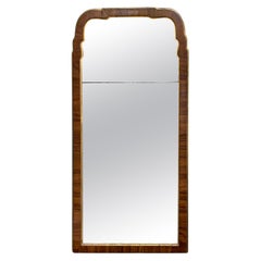 18th Century Queen Anne Mirror with Walnut and Gilded Frame, circa 1760