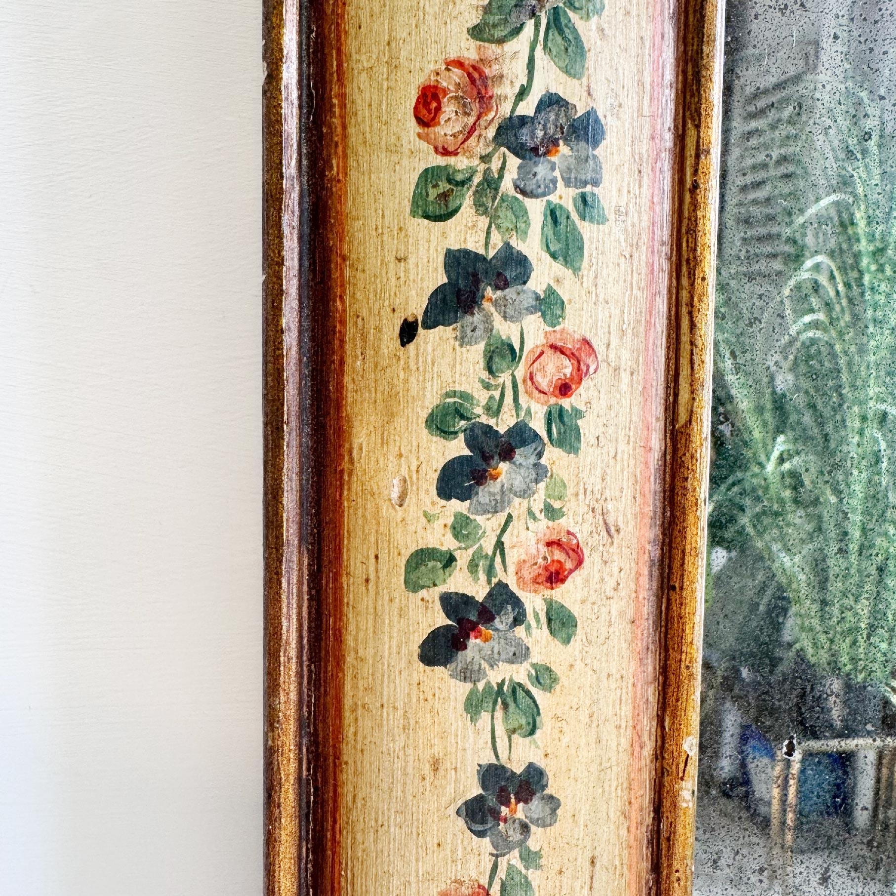 18. Jahrhundert Queen Anne Stil Floral Spiegel im Angebot 4