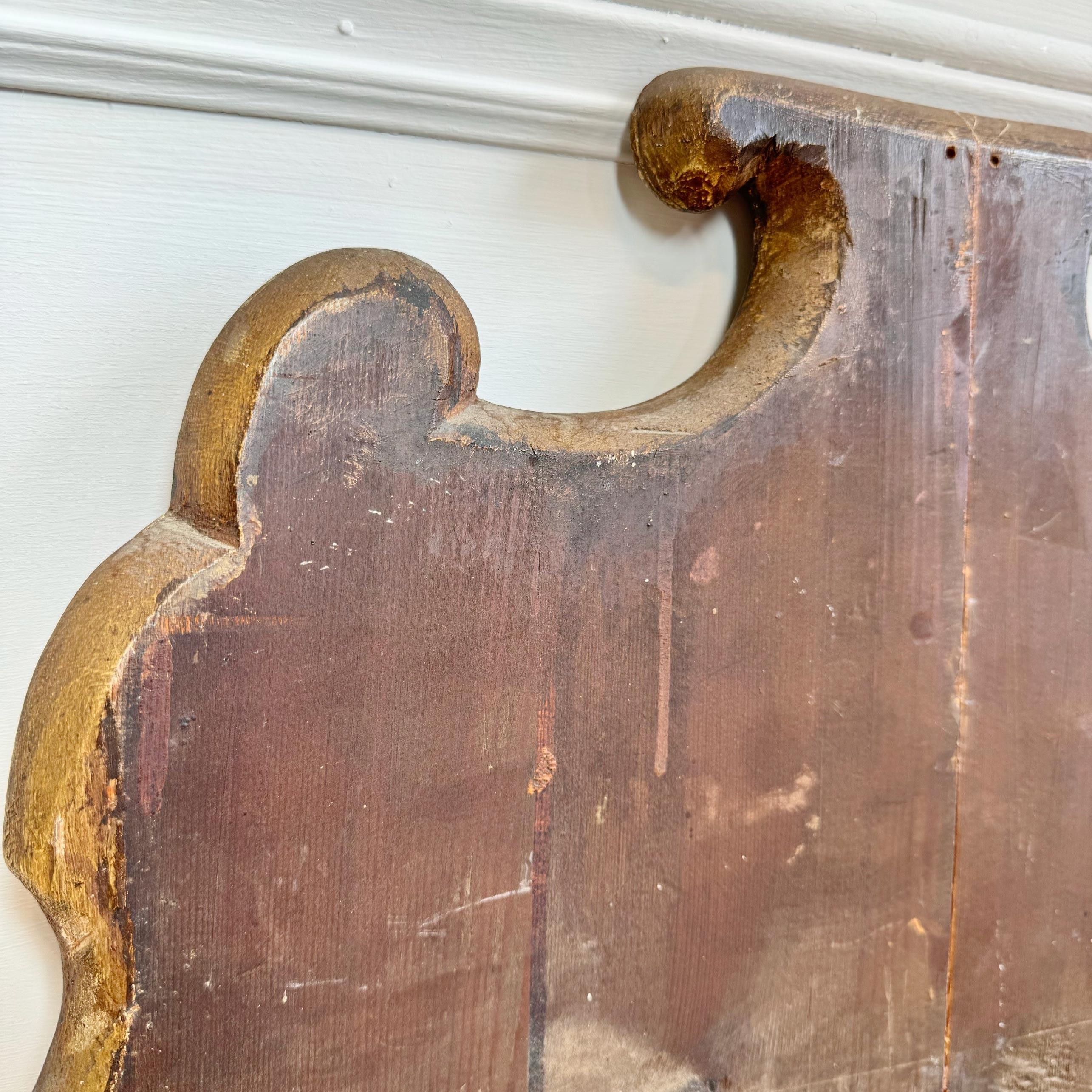 18. Jahrhundert Queen Anne Stil Floral Spiegel (Holz) im Angebot