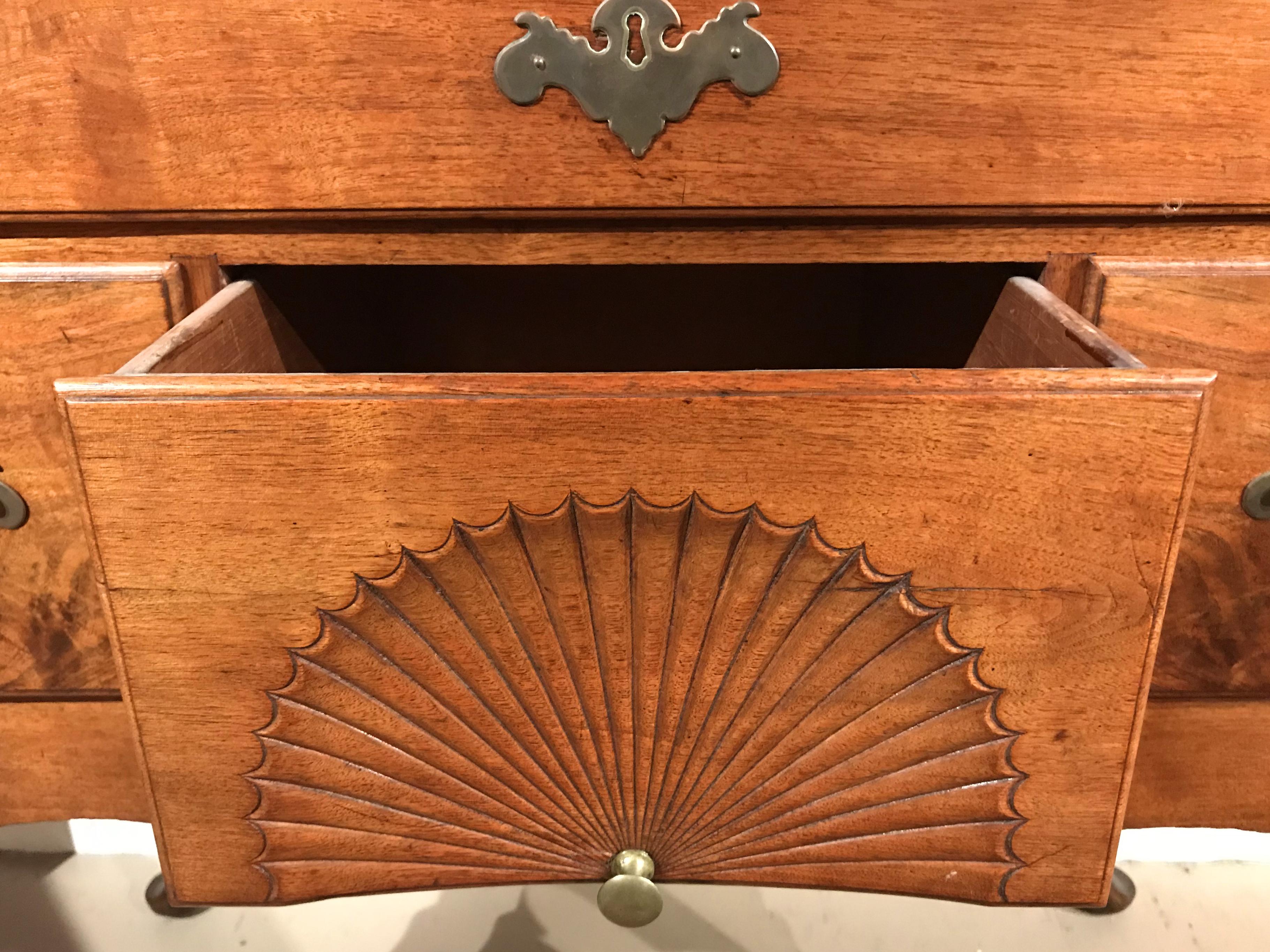 18th Century Queen Anne Two Part Walnut Highboy 3