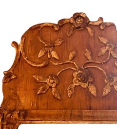 18th Century Queen Anne Walnut and Giltwood Mirror, circa 1750