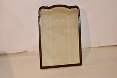 18th Century Queen Anne Walnut Mirror with Stand