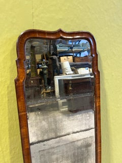 18th Century Queen Anne Walnut Pier Mirror