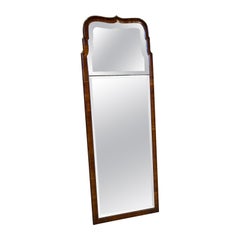 18th Century Queen Anne Walnut Pier Mirror