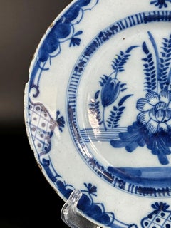 18th Century, Rare Dutch Delft Charger - 9in