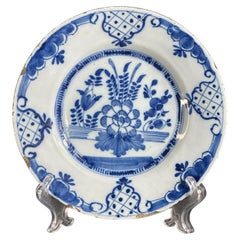 18th Century, Rare Dutch Delft Charger