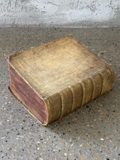 18th Century Rare Embossed Leather Bound Book found in Germany