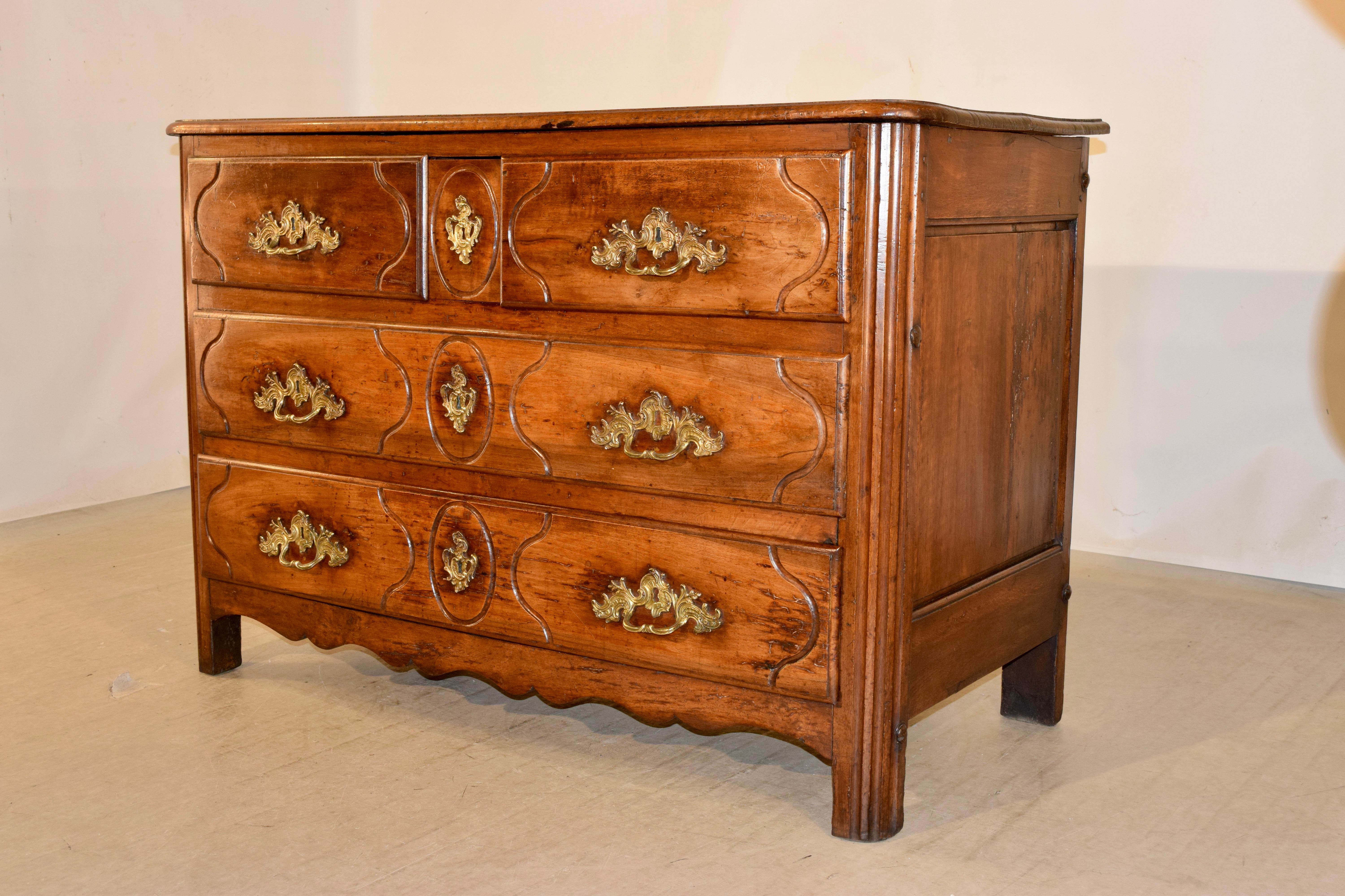 Louis XV 18th Century Rare French Campaign Commode For Sale