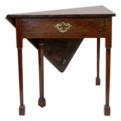 Antique 18th Century Rare Handkerchief Table