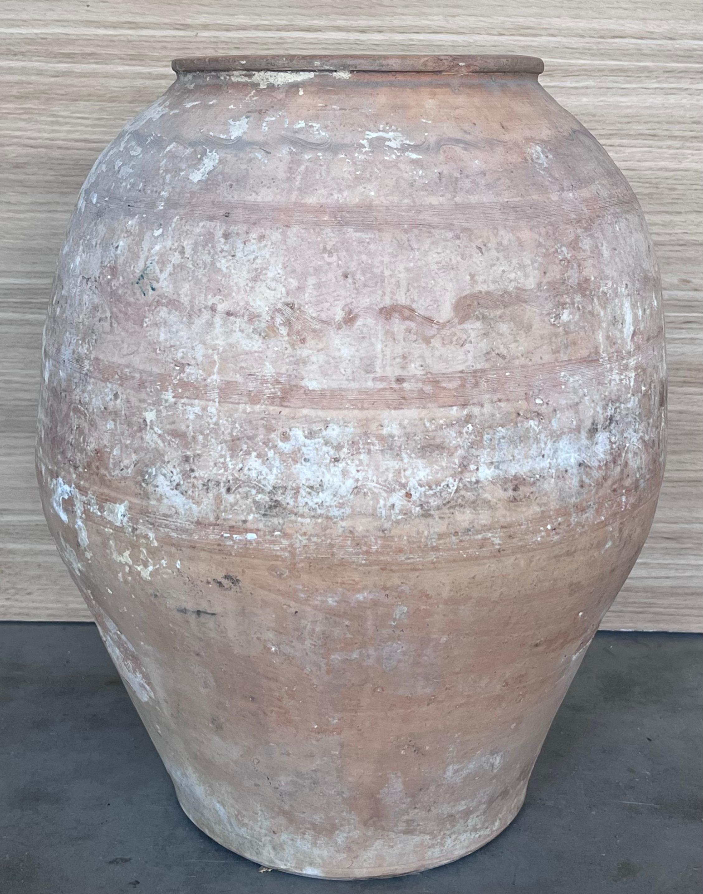 Baroque 18th Century Rare Terracotta Hand Carved French Biot Pot